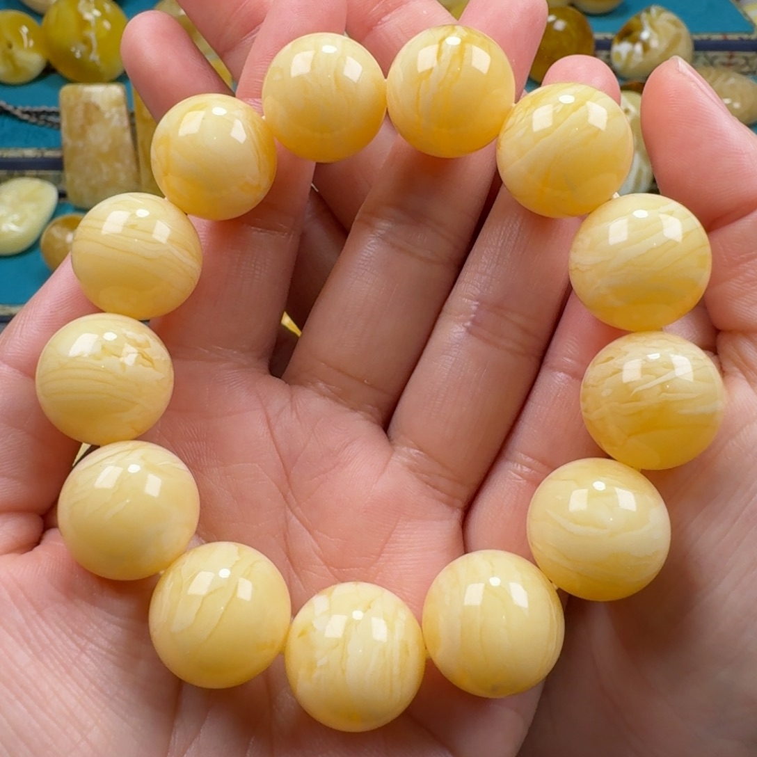 蜜蜡手链未镶嵌蜜蜡