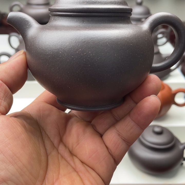 光***紫砂茶壶掇子二百cC天青泥