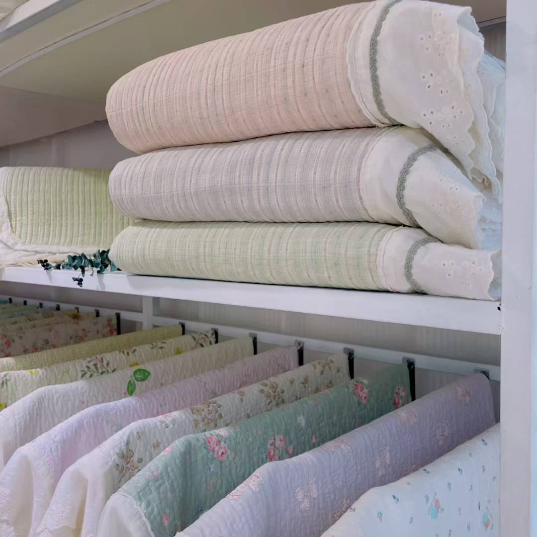 纯棉床盖三件套实体清款