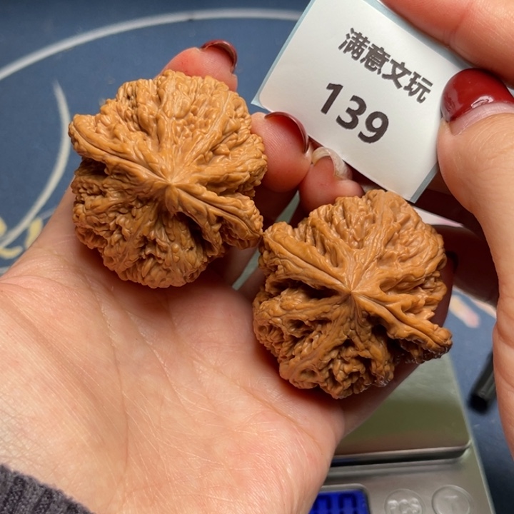 文玩核桃把件粗筋45.139