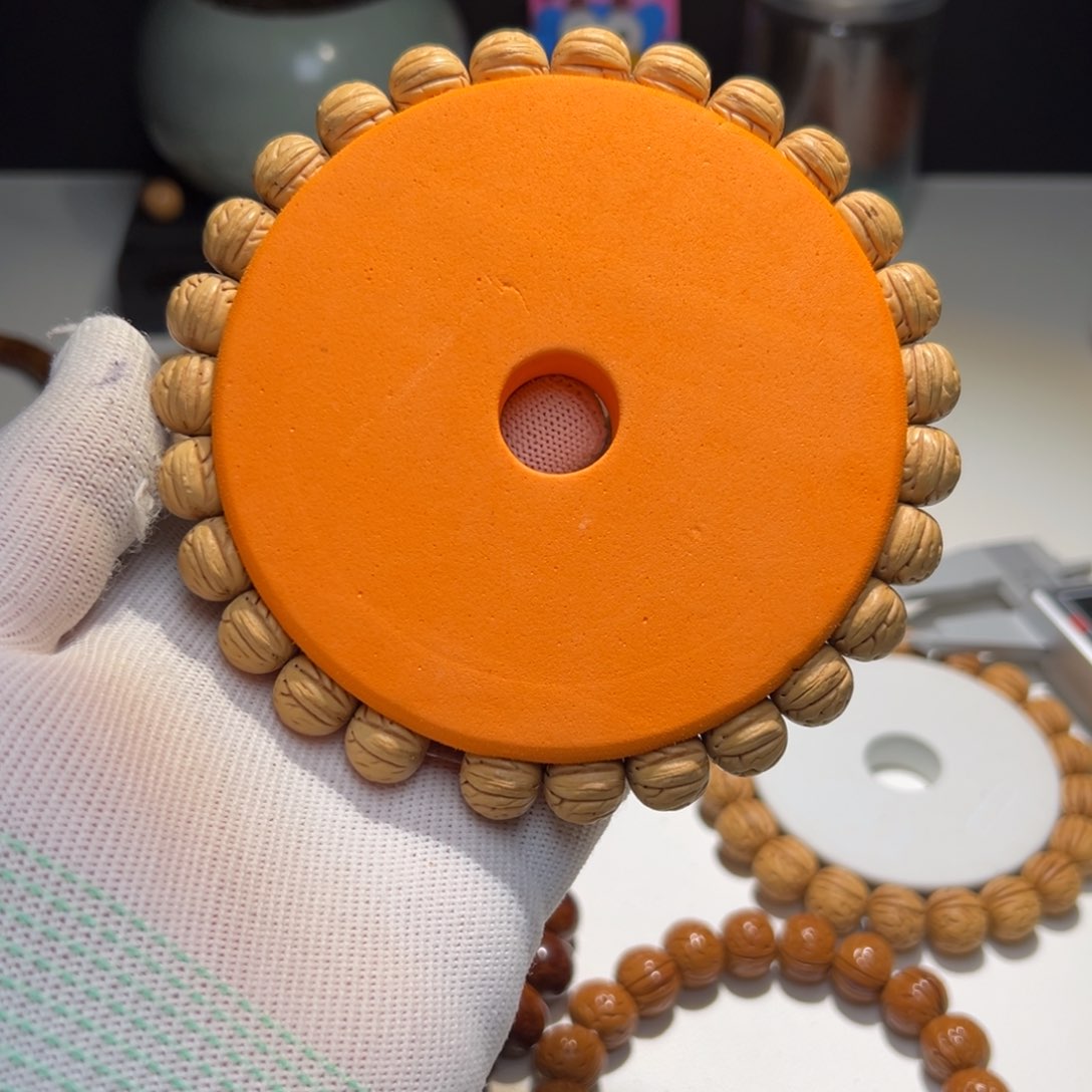 桃核手串黄桃一到筋