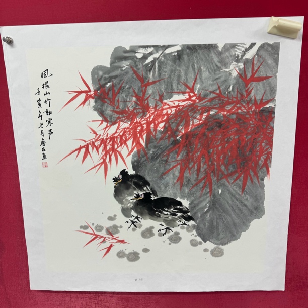 李老师花鸟绘画作品