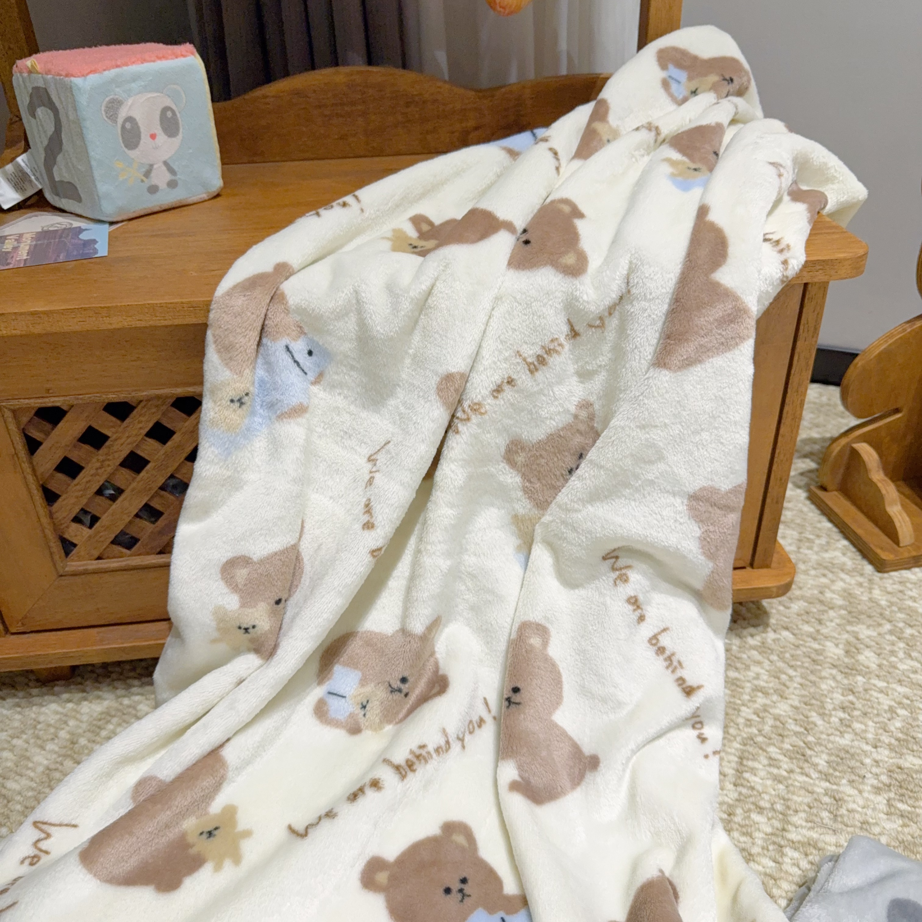 日韩原单宠物大毛毯双面绒质感加厚毛毯保暖冬季睡觉宠物被子可爱