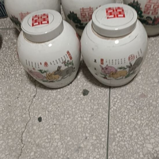 羽***田摆件陶青花陶瓷摆件粉彩陶瓷摆件粉彩陶瓷