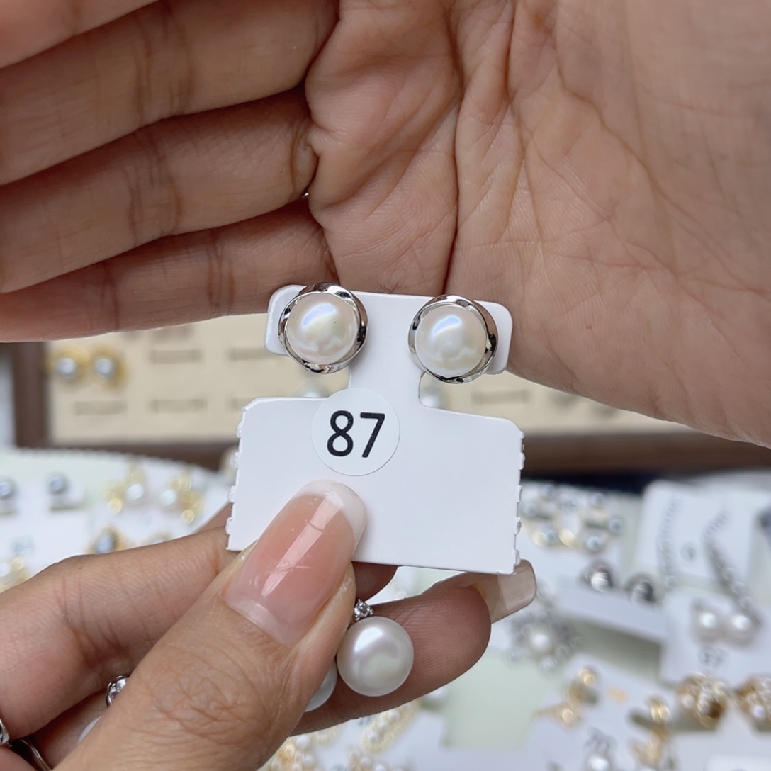 *****合金戒指淡水珍珠