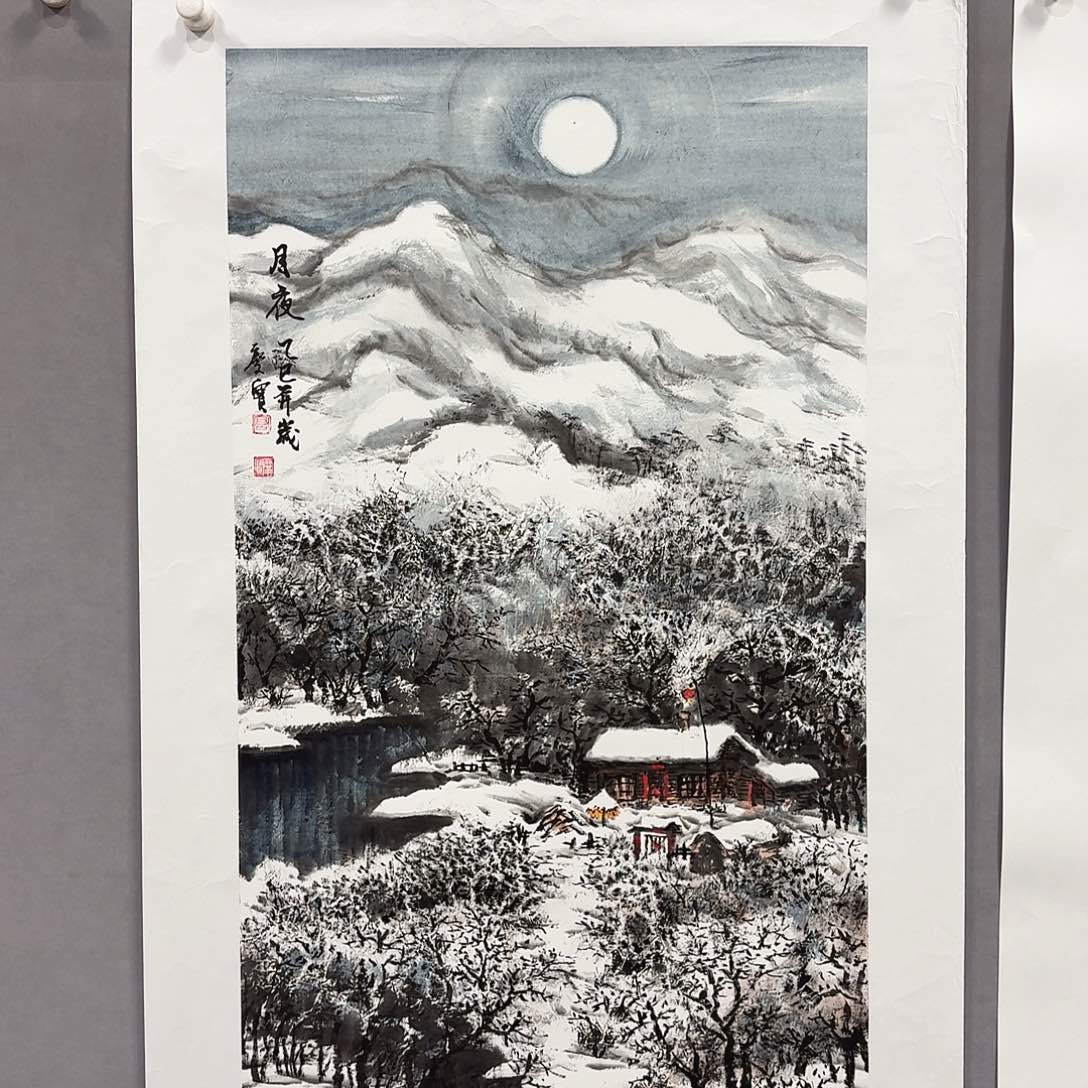 国画亲笔手绘放心去藏