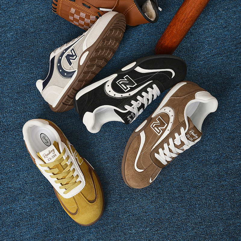 纽巴仑复古时尚百搭耐磨赛车风运动德训鞋