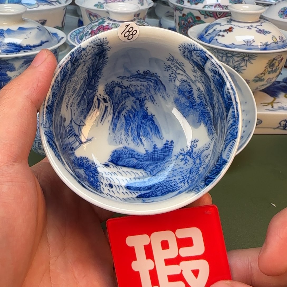 彦祖纯手工手绘茶具188