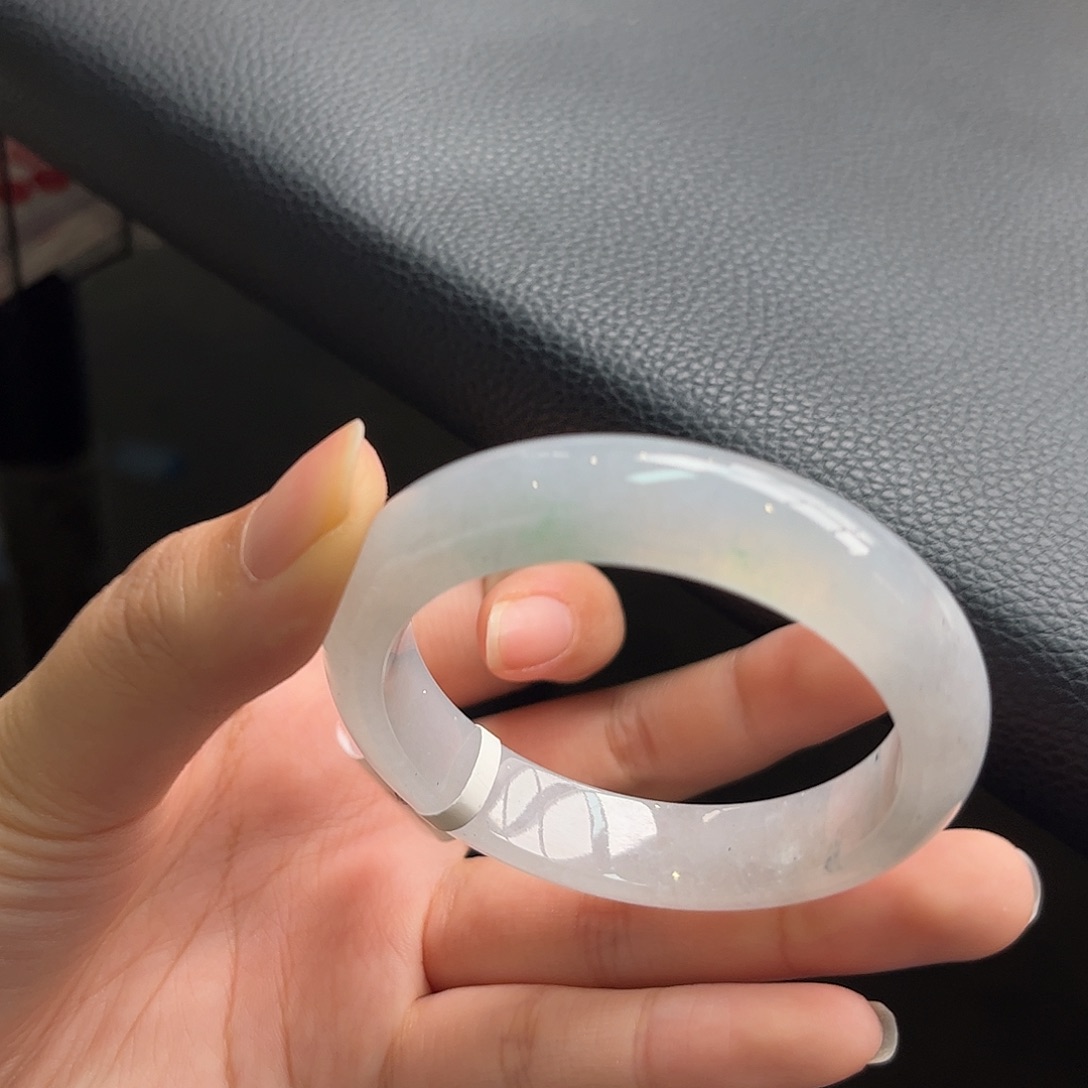 翡翠未镶嵌手镯50-51号24