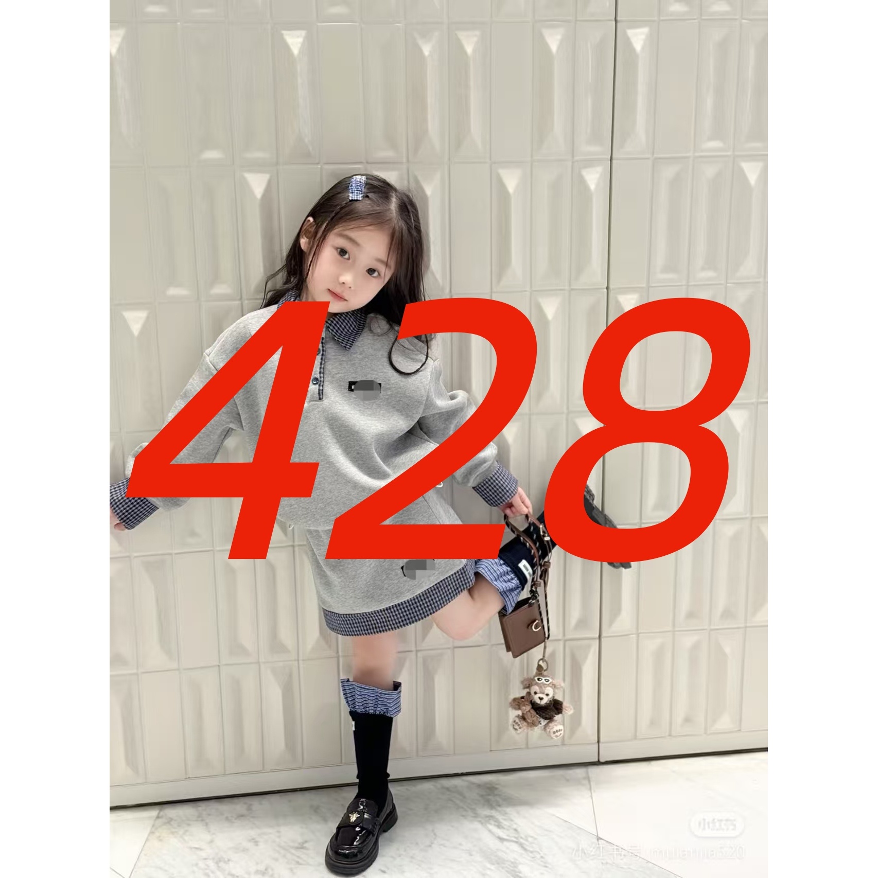 【GZ】编码428儿童2025童装冬季新款时尚棉服外套YMR4SW219