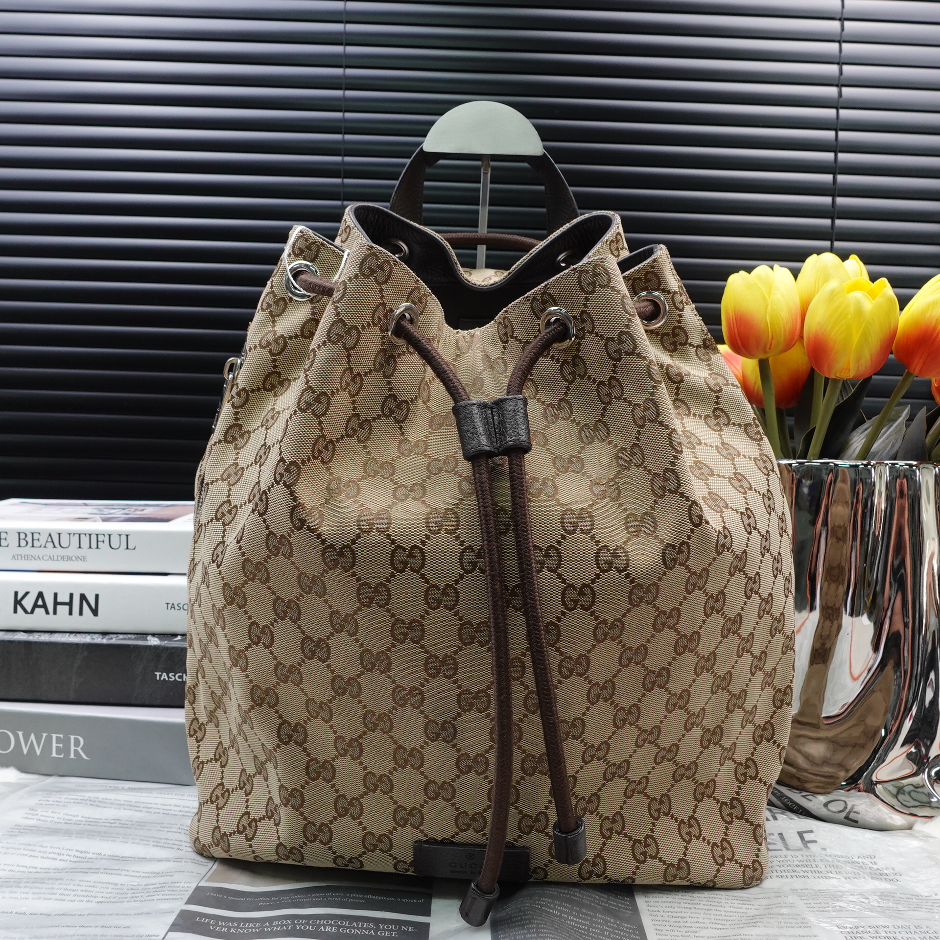 95新 GUCCI/古驰 双肩包/T20301344