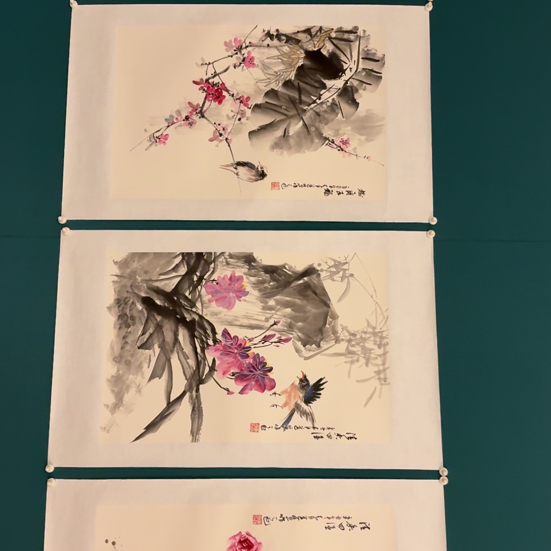 国画董老师作品画作