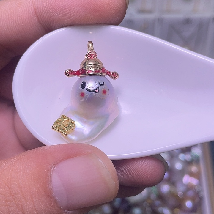 颈饰合金淡水珍珠18