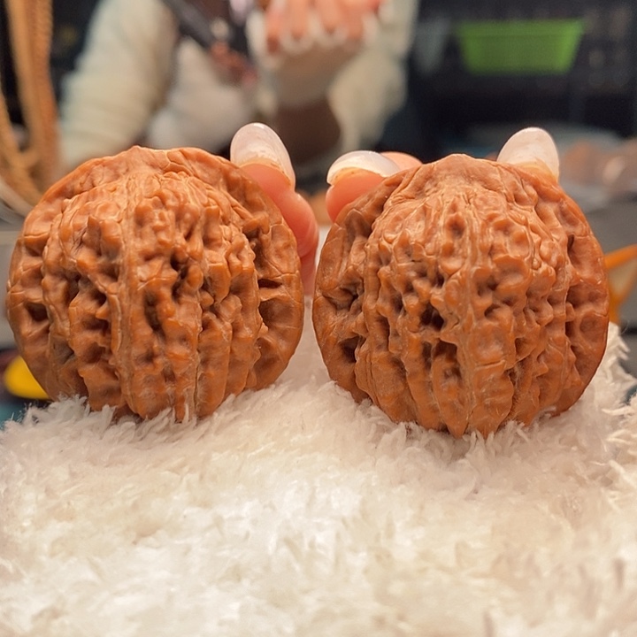 把件文玩核桃2号 41尺蓟县四座楼 全品 红皮