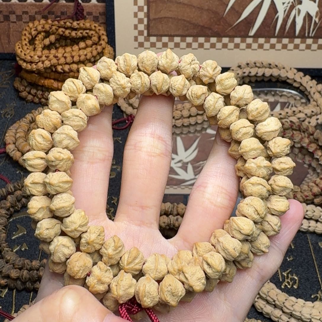 柏香籽/百香籽手串原桩白芽