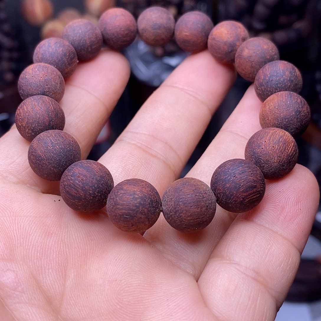 倪***枷木1.2缅甸小叶降真香结晶手串