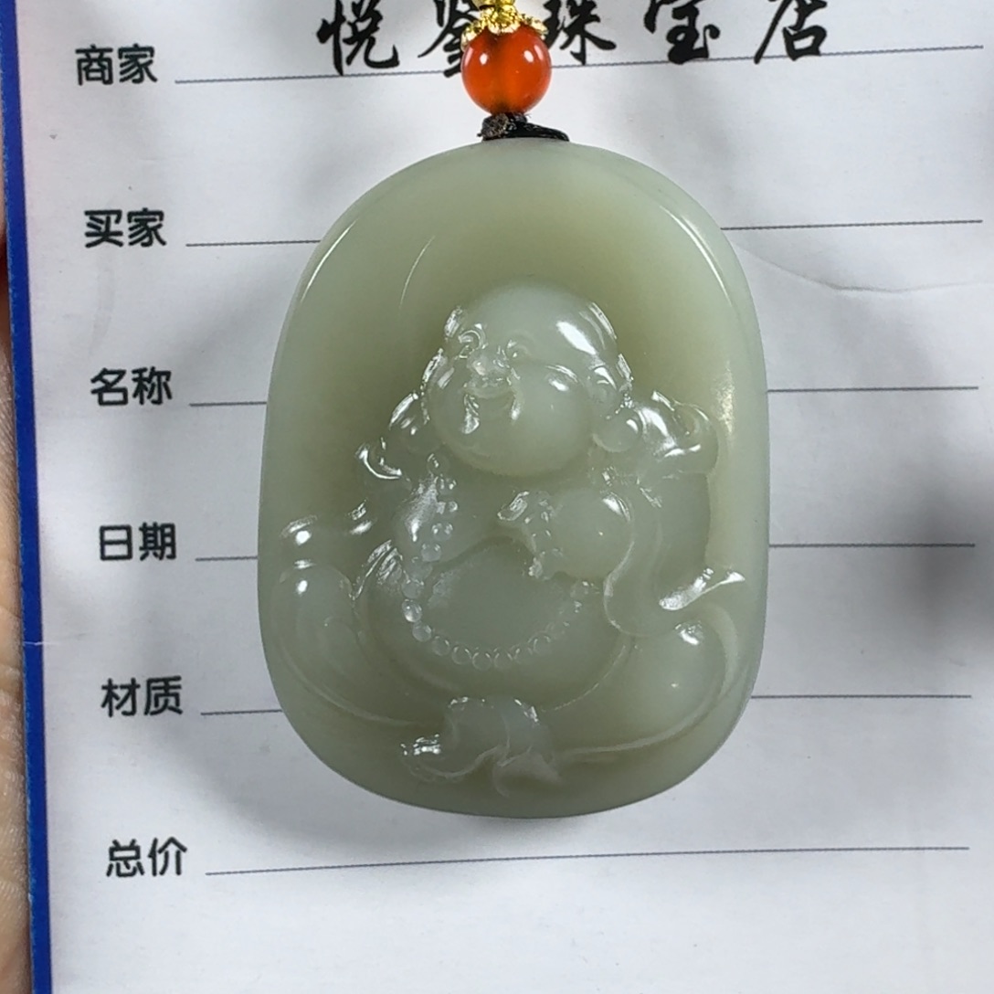 和田玉挂件未镶嵌壹**厵