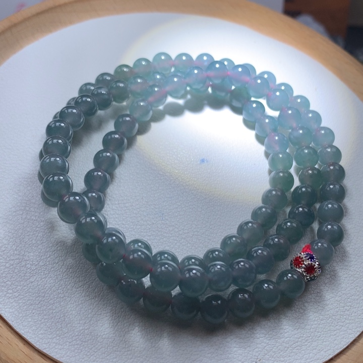 翡翠颈饰未镶嵌保真天然a货翡翠