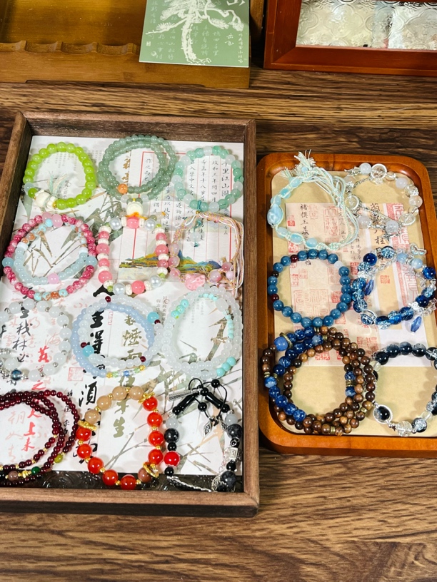 非金属玻璃手链 【闻禅记】手作饰品高级感多样性发其一