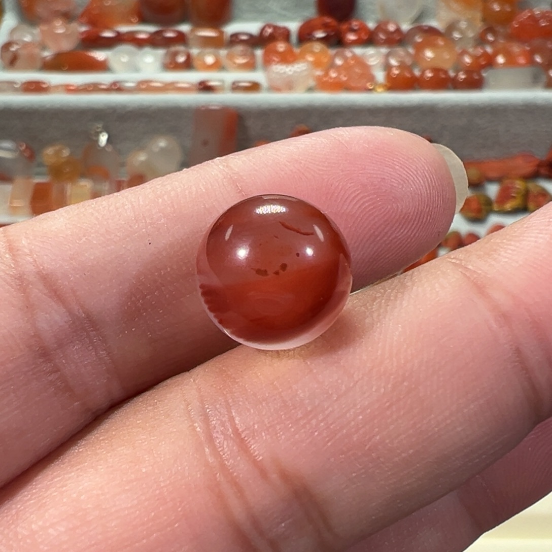 岁***声南红玛瑙川料未镶嵌11咪➕单珠