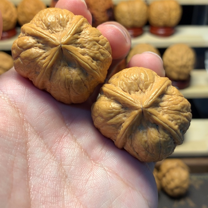 把件文玩核桃38金蟒炸四