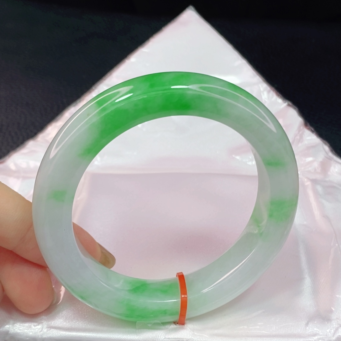 未镶嵌手镯翡翠云**t52.8