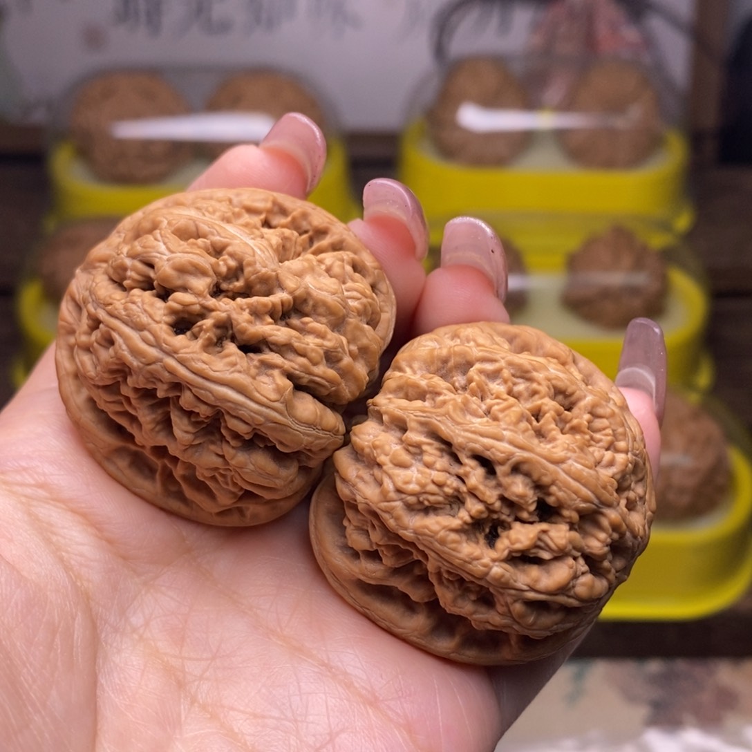 文玩核桃把件全品40尺大粗筋