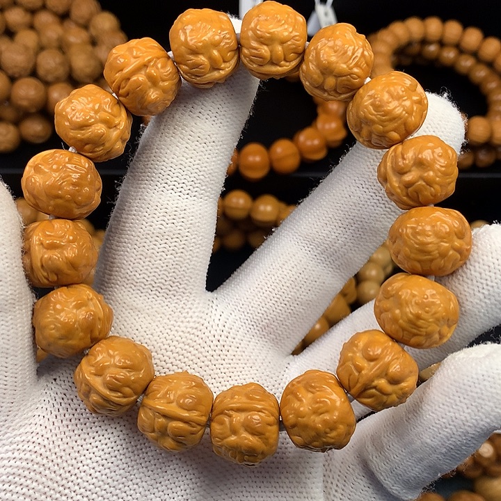 猴头核桃手串猴头