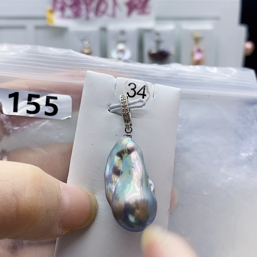 颈饰合金淡水珍珠