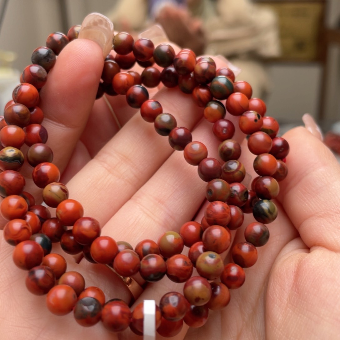 南红玛瑙手链未镶嵌