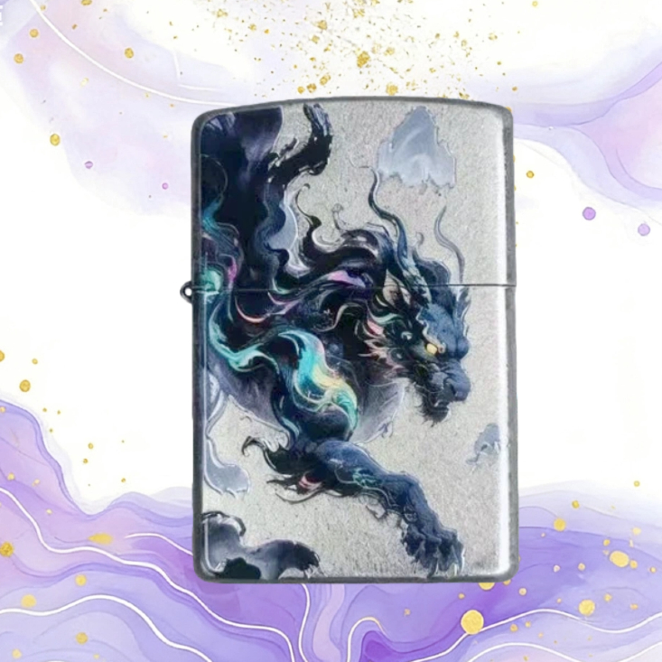 烬鬓麟焰煤油防风打火机男士送男友达人无油L