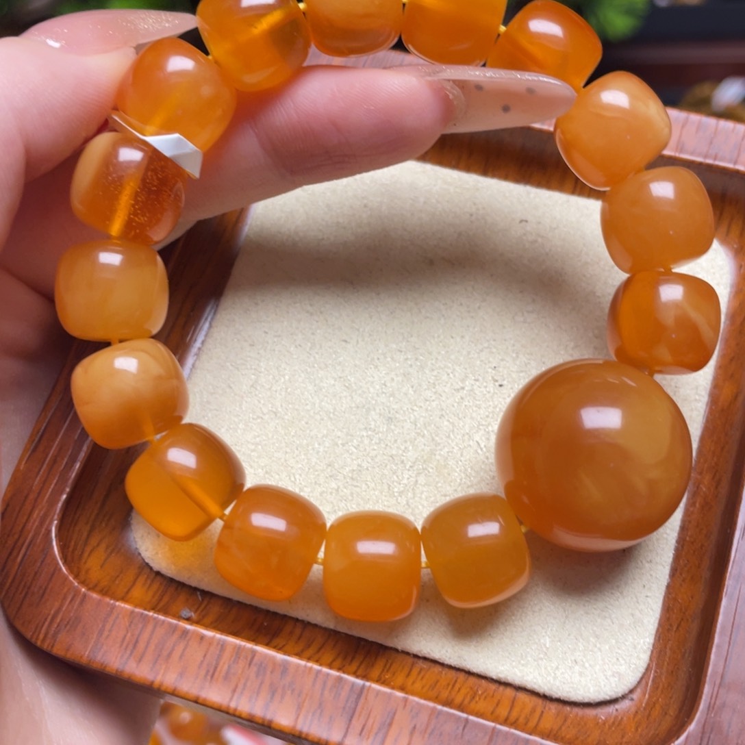 蜜蜡手链未镶嵌手串