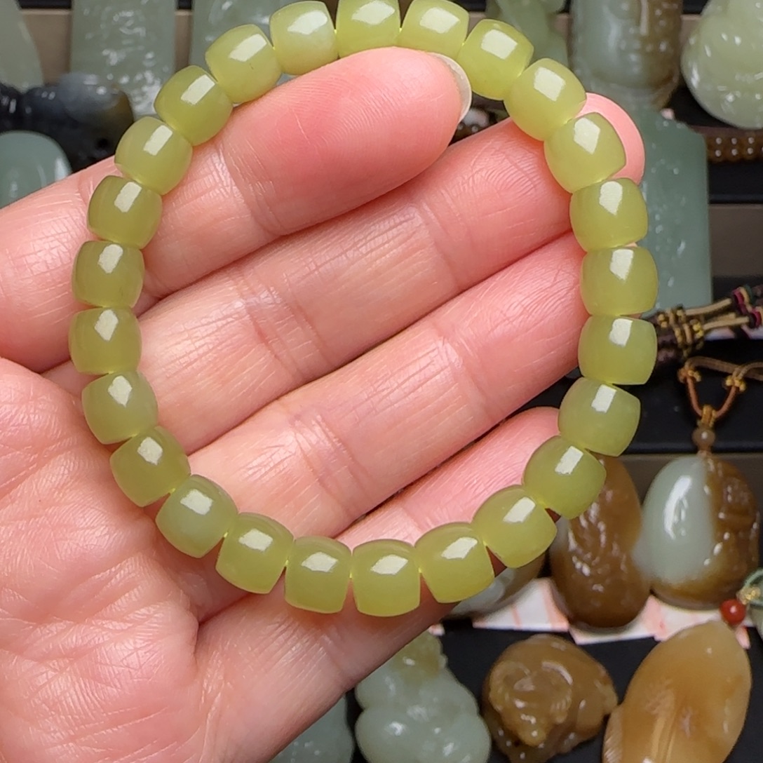 和田玉未镶嵌手链