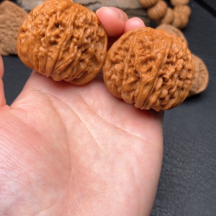 桃核把件尺寸44四座楼