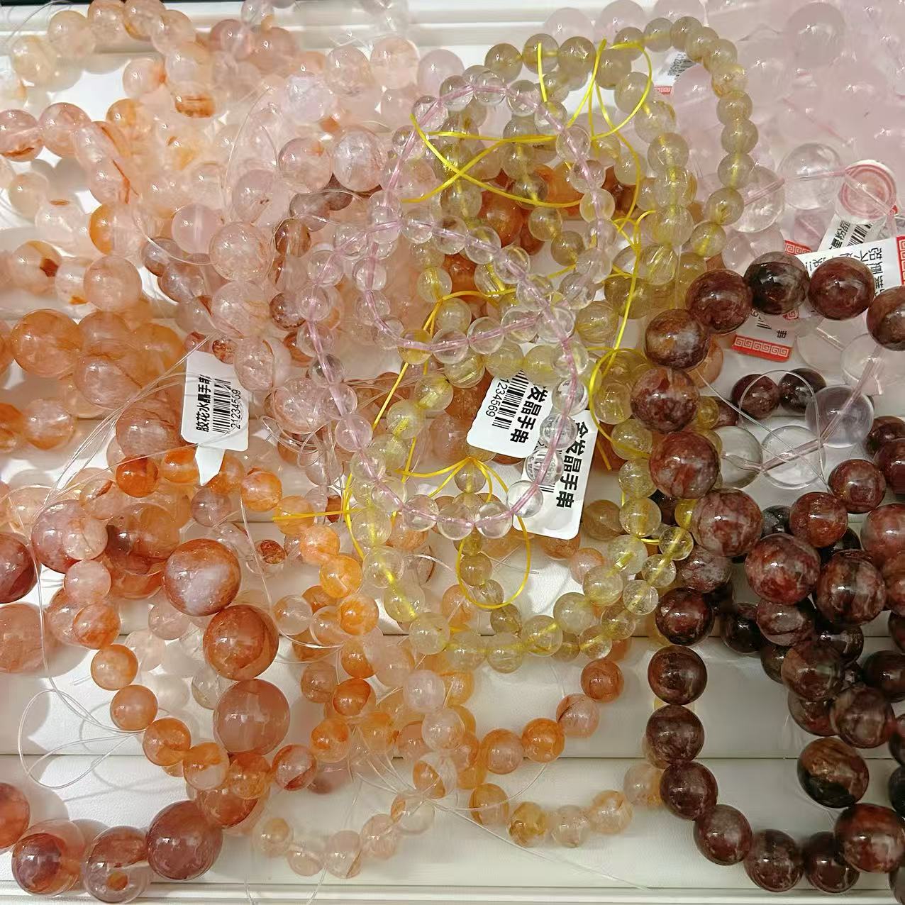 彩宝水晶手串链 多样性发其一