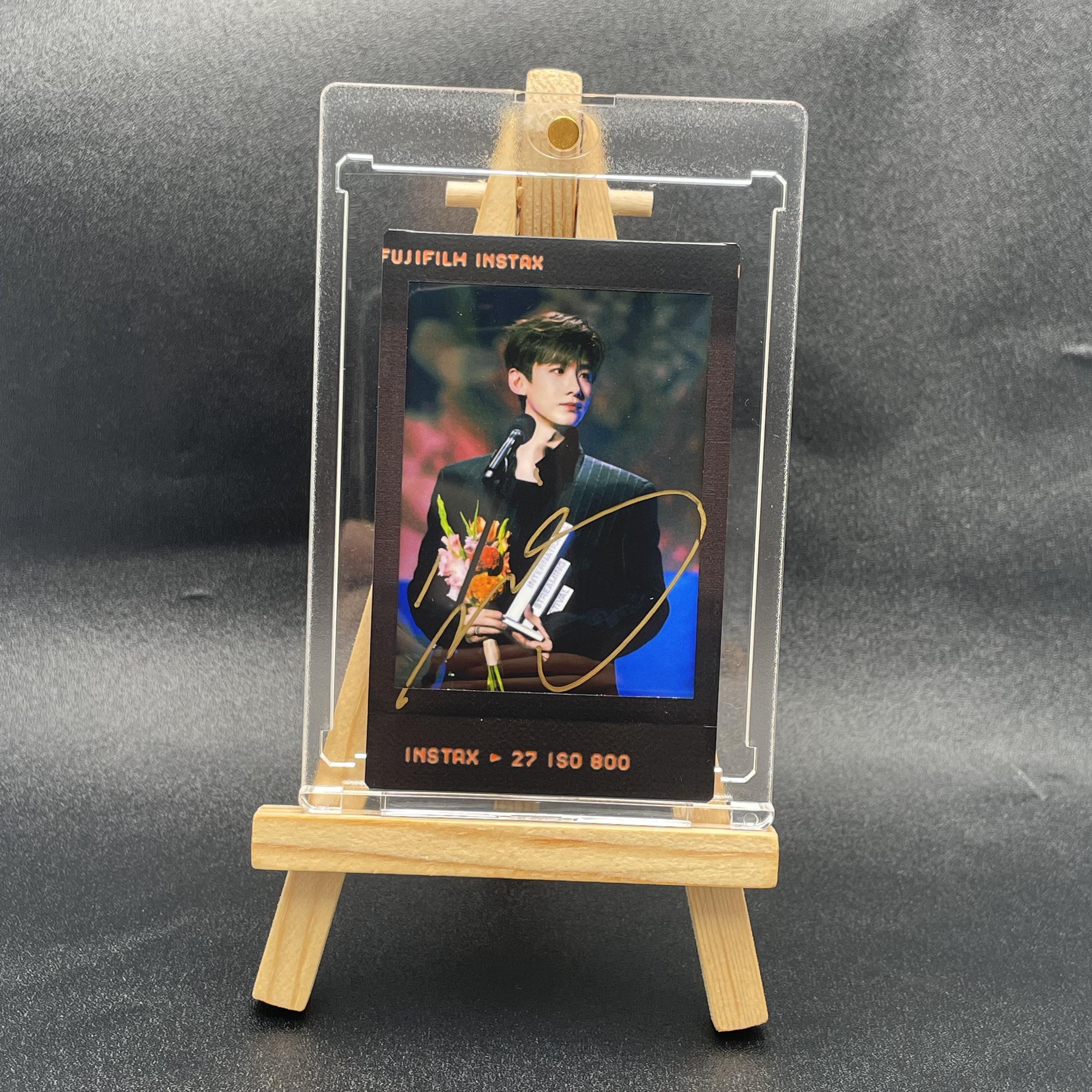 【白敬亭】私渠签名正品3寸拍立得