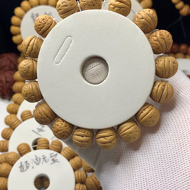 茅***粉桃核吊坠14➕鬼面将军