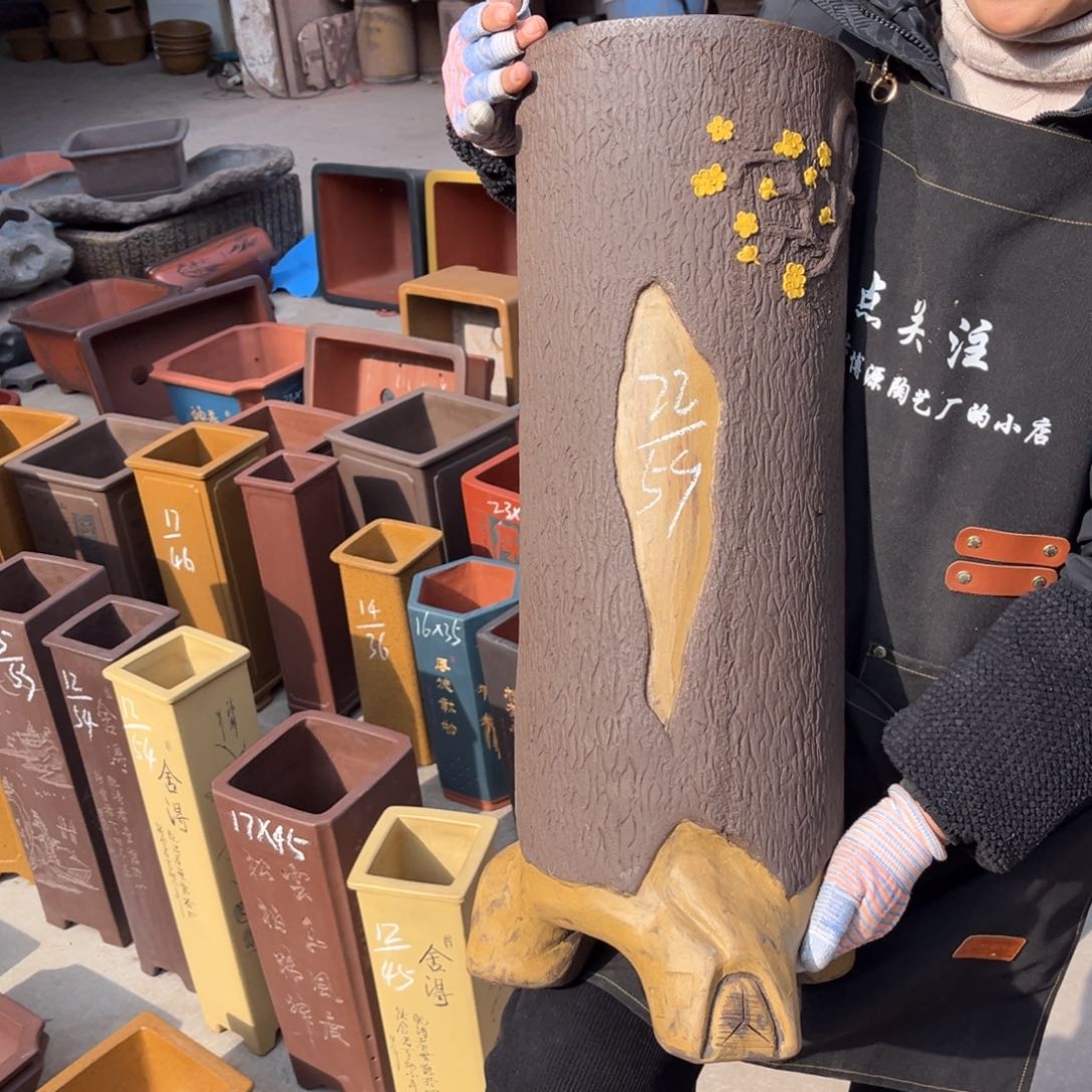 紫砂花盆盆景艺术