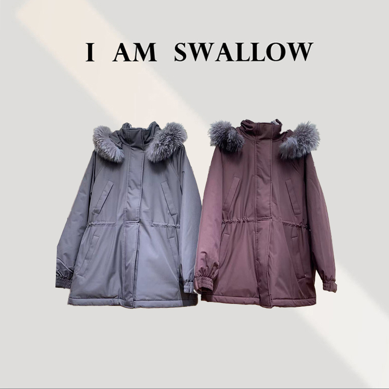 【南油实体店见主页】25Ss秋冬新品狐狸毛领外套CW1923#6600