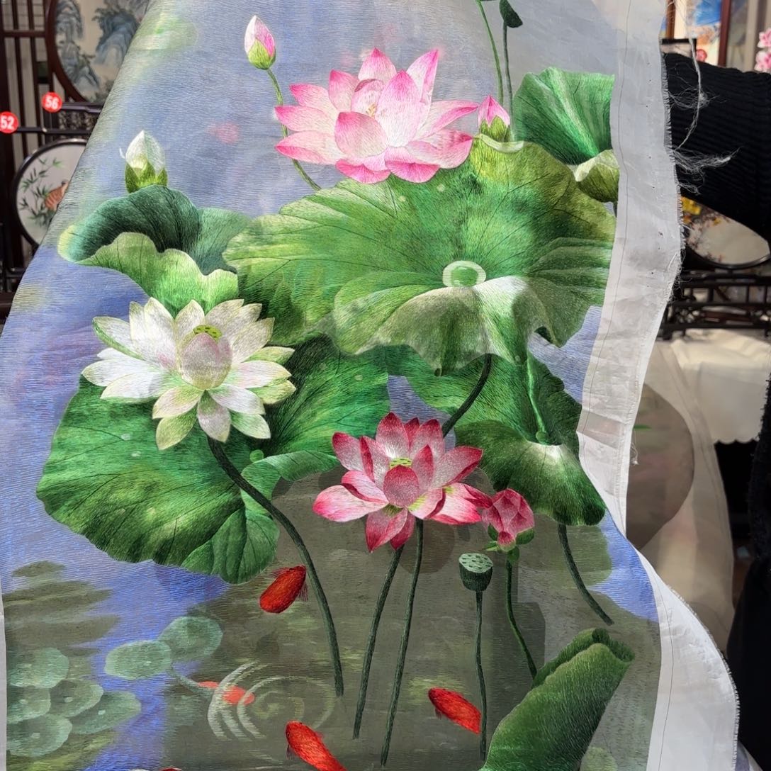 织绣纯手工非遗苏绣绣片