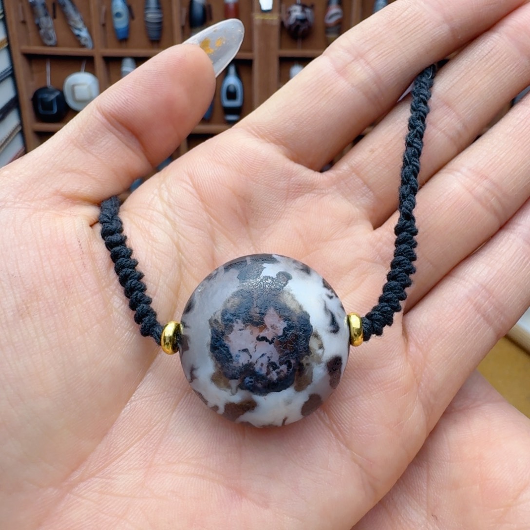 玛瑙/玉髓未镶嵌锁骨