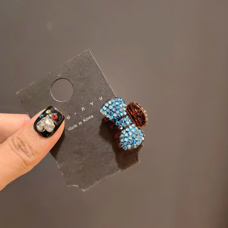 时尚小抓夹刘海抓偏光钻精致公主抓对夹顶夹百搭发饰头饰小众实用