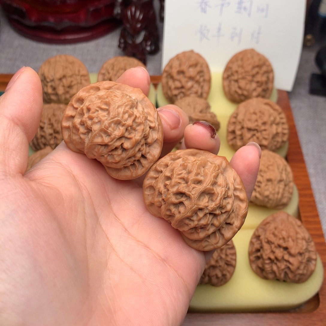 文玩核桃把件汉高灯41