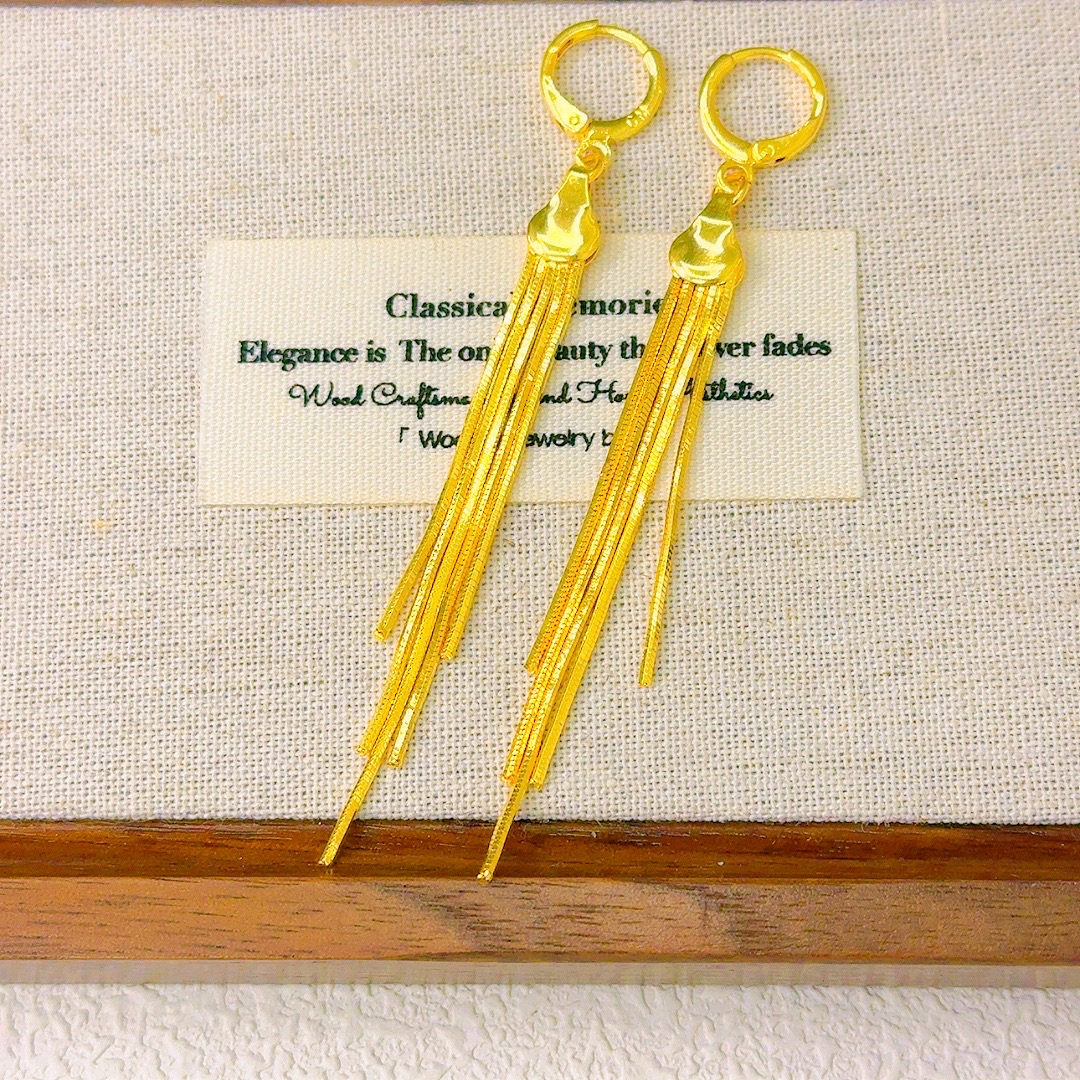  高定版 流苏耳扣 时尚耳环-321