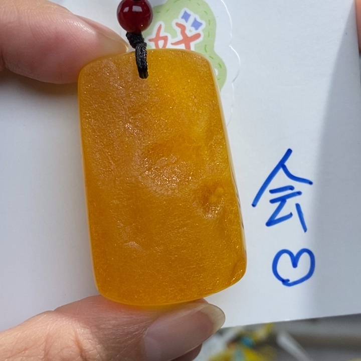 定制琥珀未镶嵌琥珀蜜蜡吊坠