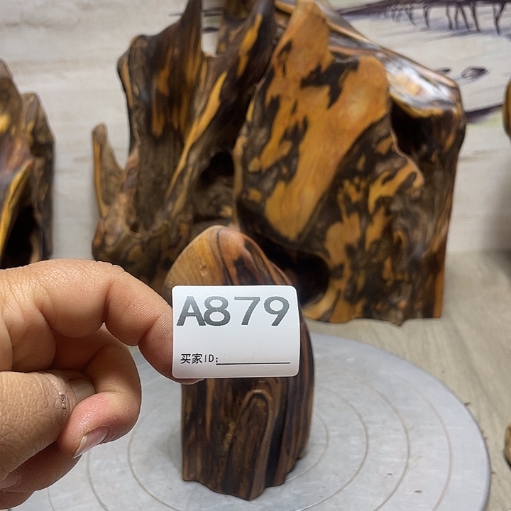 兰***韵木直播间木质摆件