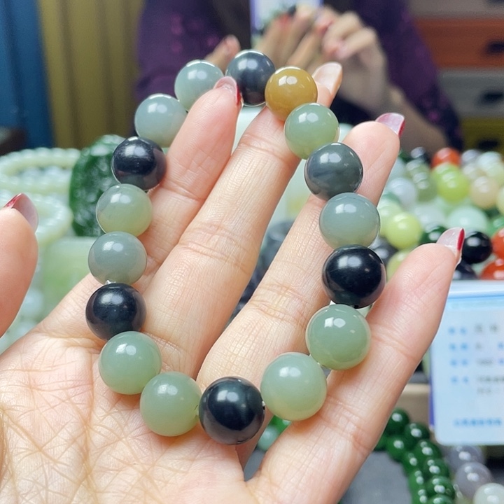 和田玉手链未镶嵌