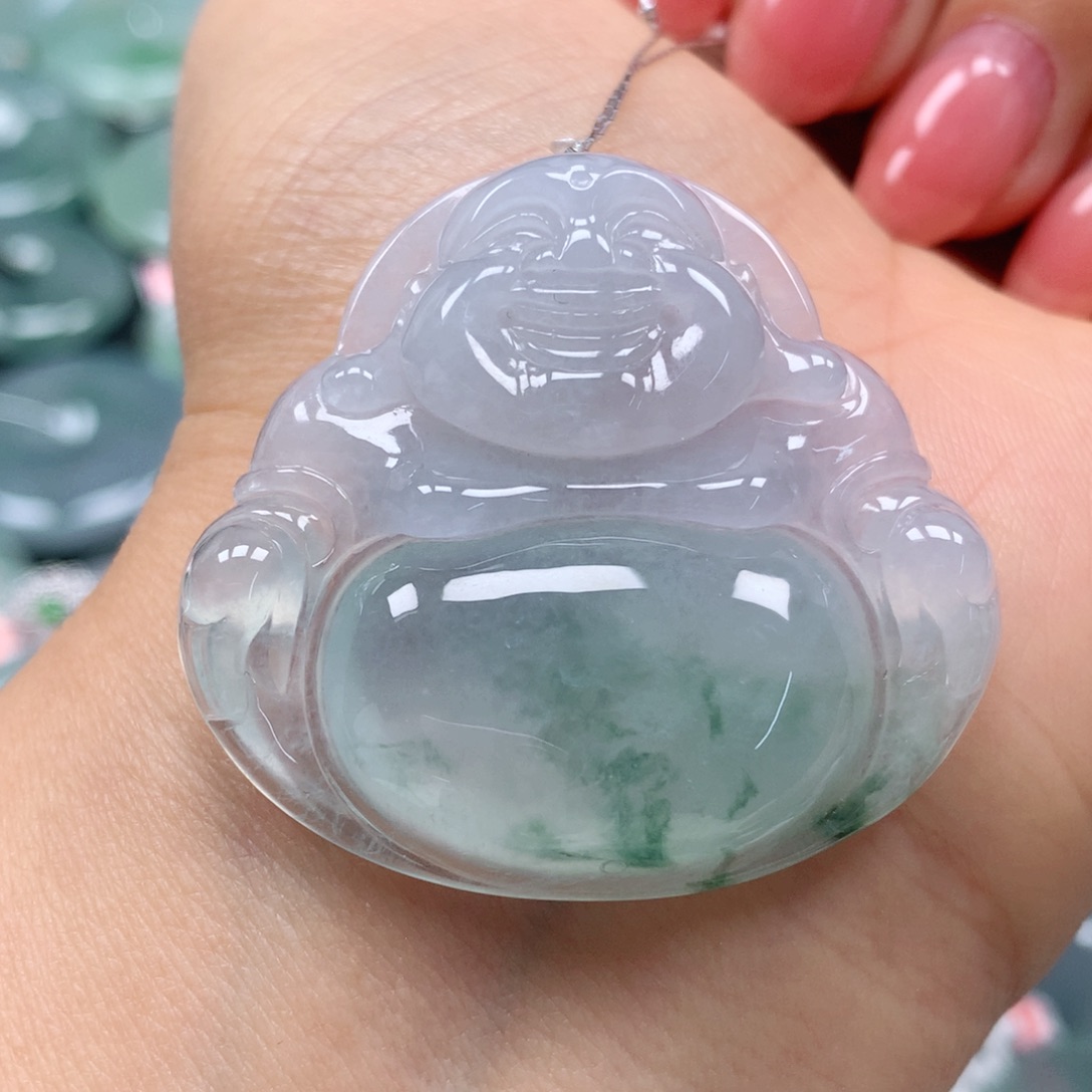 翡翠颈饰未镶嵌天然翡翠