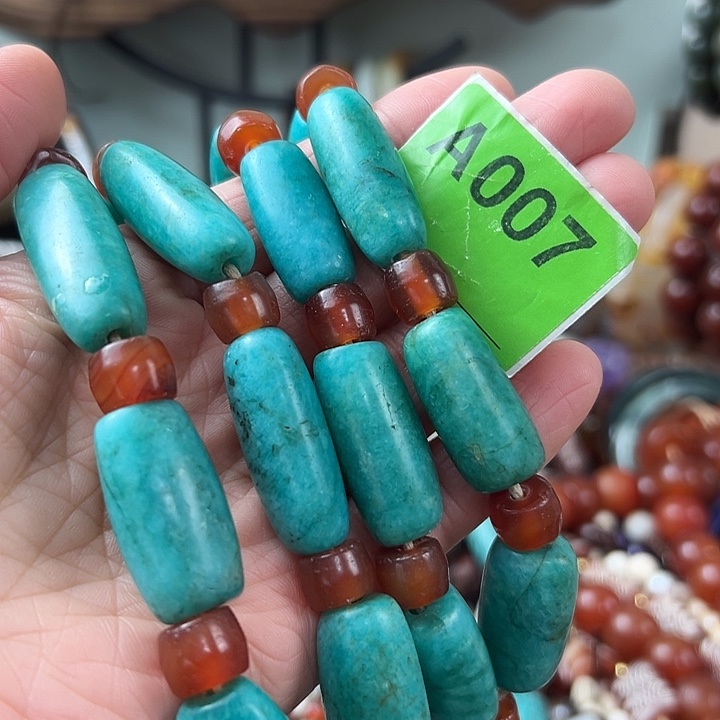 杰***措玛瑙/玉髓未镶嵌颈饰