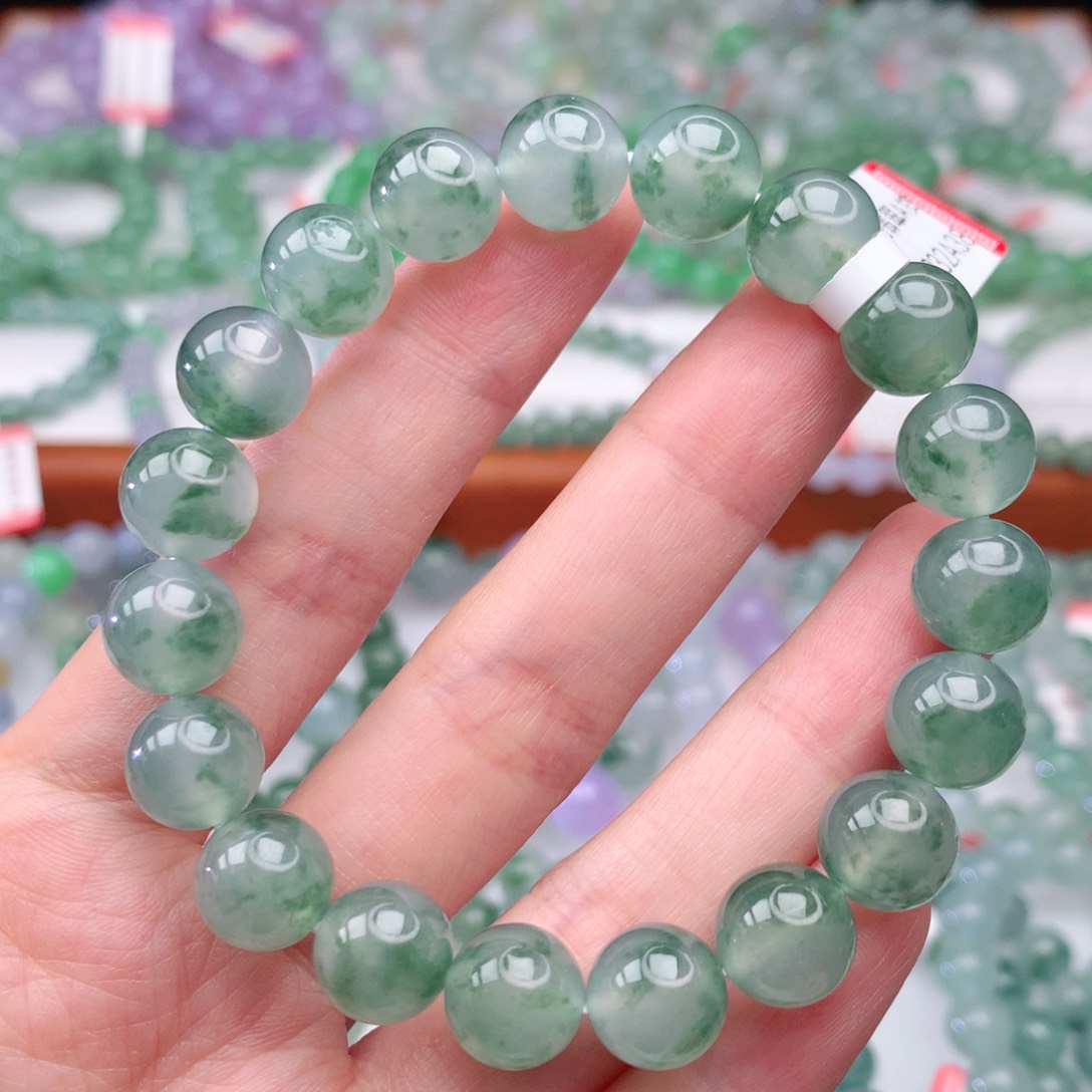 翡翠手链未镶嵌翡翠10mm